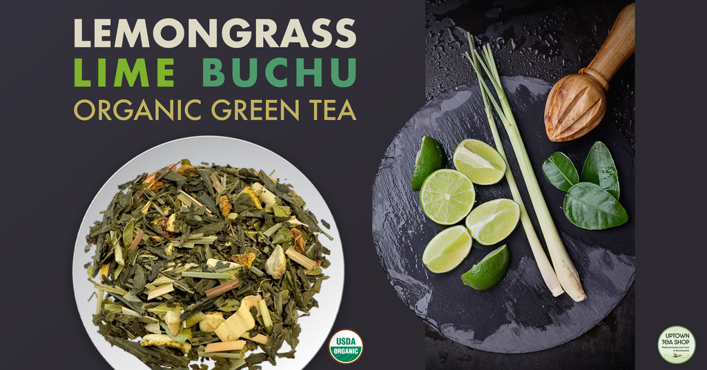 🤩🌸 NEW - Organic Lemongrass Lime Buchu Green Tea! ⭐️🫖