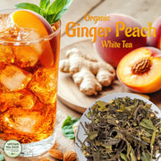 Organic Ginger Peach White Tea