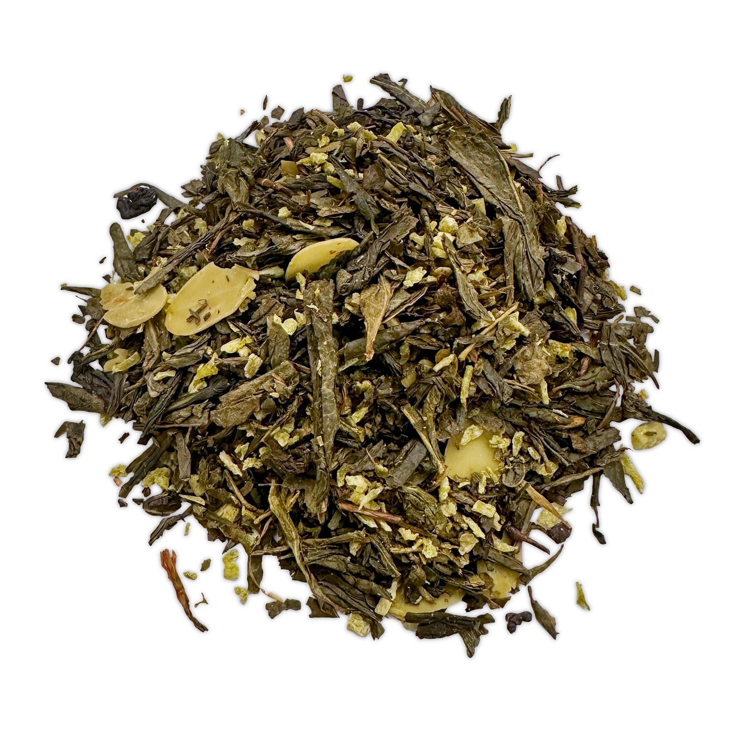 Almond Cookies Green Tea