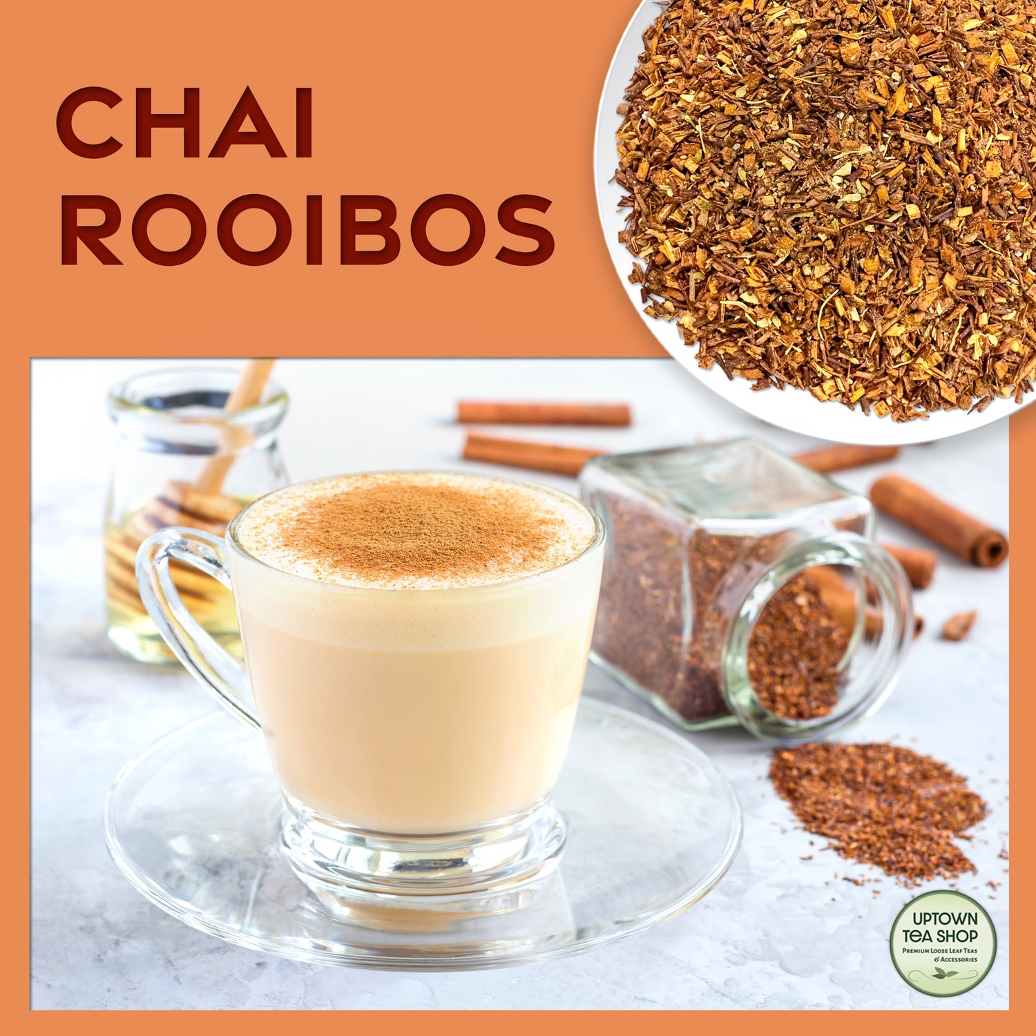 Cha Rooibos Chai Rooibos | Rooibos Tea – Uptown Tea Shop LLC