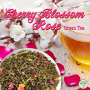 Cherry Blossom Rose Green Tea