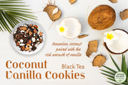 Coconut Vanilla Cookies Black Tea