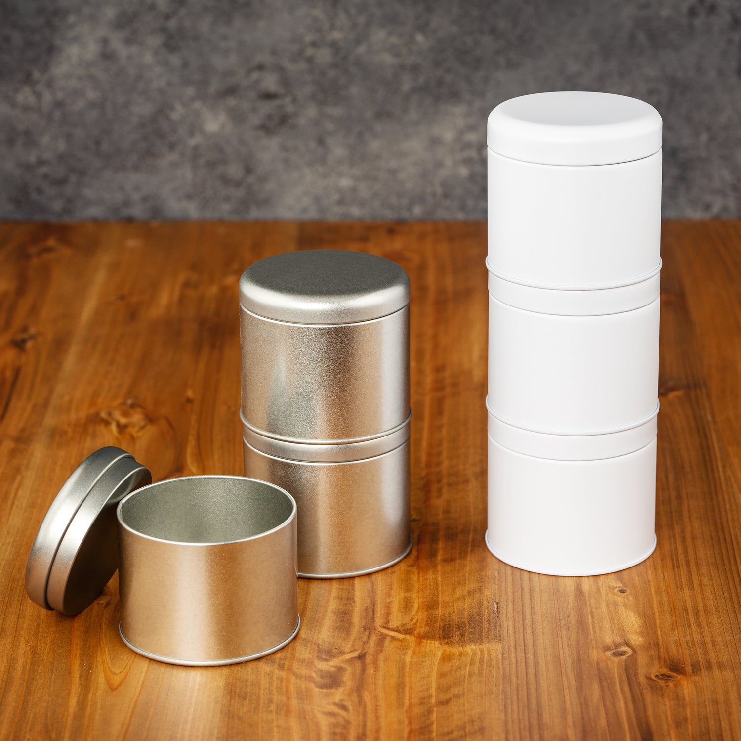 Stackable 3-oz Airtight Canister