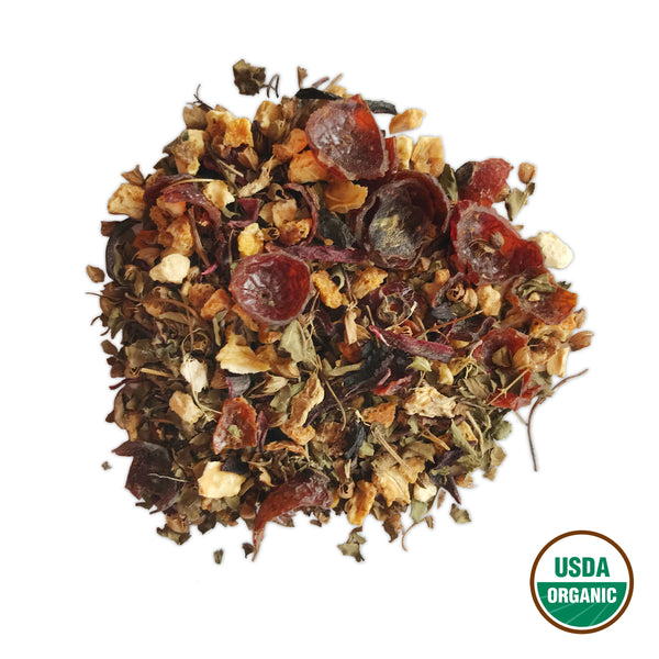 Organic Tulsi Cranberry Orange Ginger Tea